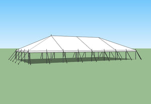Ohenry Traditional Pole Tent 40' x 80' party tent 