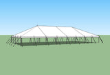 Ohenry Traditional Pole Tent 40' x 80' party tent 