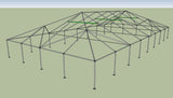 Ohenry 40' x 80' tent frame corner View