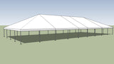 Ohenry 40' x 90' Frame tent top and frame