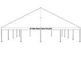 Ohenry 40' x 120' Frame tent pitch