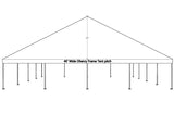 Ohenry 40' x 100' Frame tent pitch
