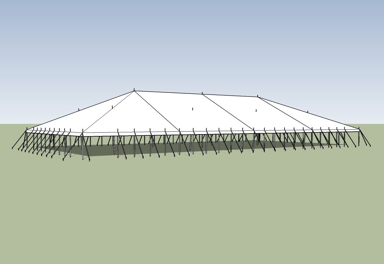 60x120 tent Traditional Pole Tent