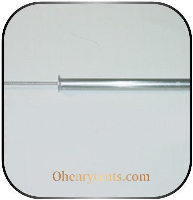 center tent pole 18' Steel For Pole Type Tents (3pc.) – Ohenry Party Tents Größe:40x66cm Top Gear Review Ram Category_Accessories tent liners