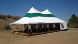 Ohenry 30' x 50' high peak pole tent used as Party tent