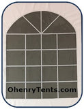 Ohenry Round Cathedral Window Tent Sidewall